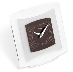 Designové stolní hodiny I805CL chocolate IncantesimoDesign 20cm