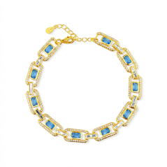 Strieborný náramok JVD SVLB0879SH2GM18