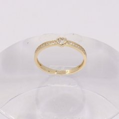 Zlatý prsteň GLR4002, veľ. 58, 1.6 g