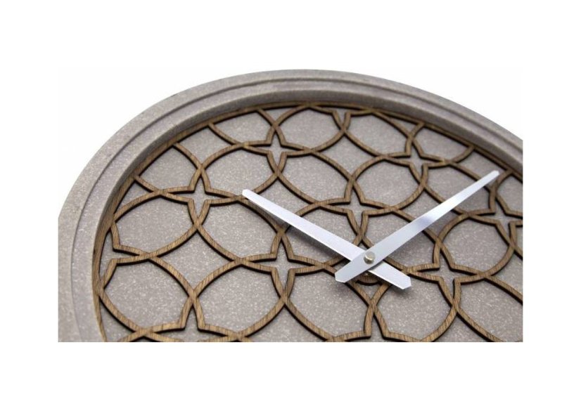 Dizajnové nástenné hodiny 3212br Nextime Concrete Love 39cm
