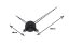 Dizajnové nástenné hodiny Future Time FT9620BK Hands black 60cm