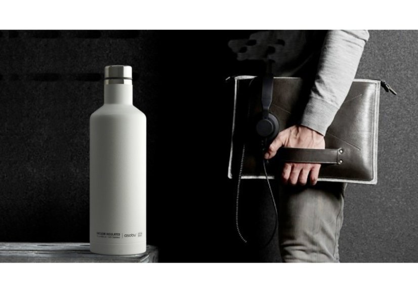 ASOBU trendy cestovná termofľaša Times Square biela 450ml