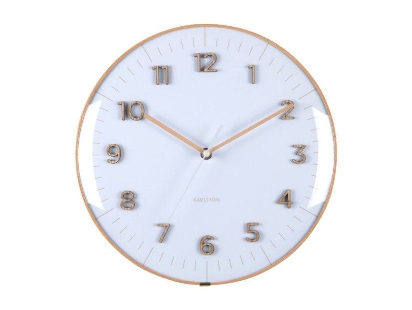 Dizajnové nástenné hodiny 6110WH Karlsson 30cm