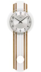 Kyvadlové nástěnné hodiny 7475 AMS řízené rádiovým signálem 64cm
