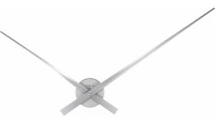 Dizajnové nástenné hodiny 2269zi Nextime Hands Silver 85cm
