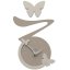 Dizajnové hodiny 50-10-1 CalleaDesign 44cm (viac farieb) Farba vínová červená-65 - RAL3003
