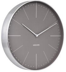 Dizajnové nástenné hodiny 5681GY Karlsson 38cm