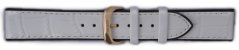 Kožený řemínek Orient UDDKUGW 19mm (pro model CDB01), bílý