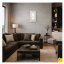 Designové nástěnné hodiny 11484 Lowell 60cm