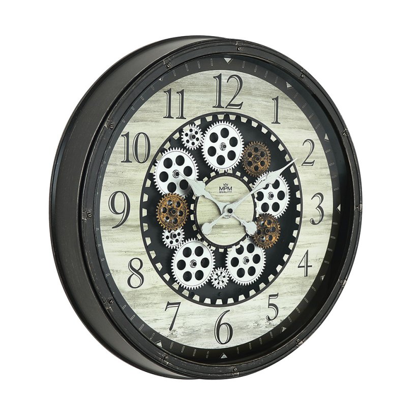 Nástenné hodiny s tichým chodom MPM E01.4057.50
