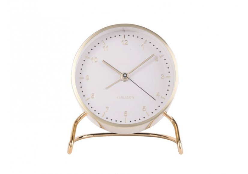 Dizajnový budík 5764WH Karlsson 11cm