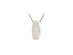 Strieborný prívesok so zirkónmi JVD SVLP0284SH8BK00