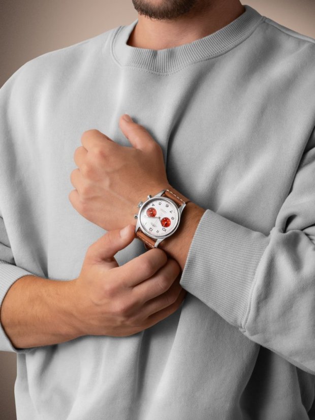Prím Janský Pulsometer Chronograph 42 - E - W01P.13282.E