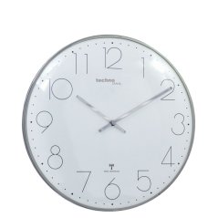 Nástenné rádiom riadené hodiny WT 8235 chróm
