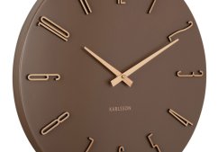 Dizajnové nástenné hodiny 6072BR Karlsson 40cm