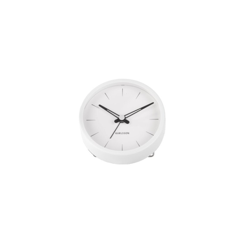 Dizajnový budík 5835WH Karlsson 9cm