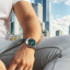 LAVVU Pánske titánové hodinky PILOT Chronograph Emerald Green 100M Sapphire