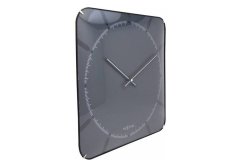 Dizajnové nástenné hodiny 3173 Nextime Michael Dome Grey 35cm