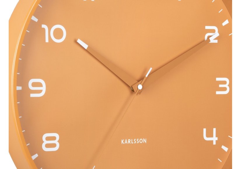 Dizajnové nástenné hodiny 6053YE Karlsson 40cm