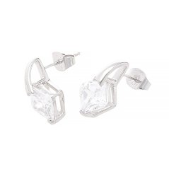 Stříbrné náušnice se zirkony 8249 - SER.8249