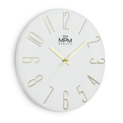 Nástěnné hodiny s tichým chodem MPM Primera - A - E01.4302.00