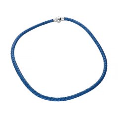 Nerezový náhrdelník 5147 - modrý - RH.15147.1014.70