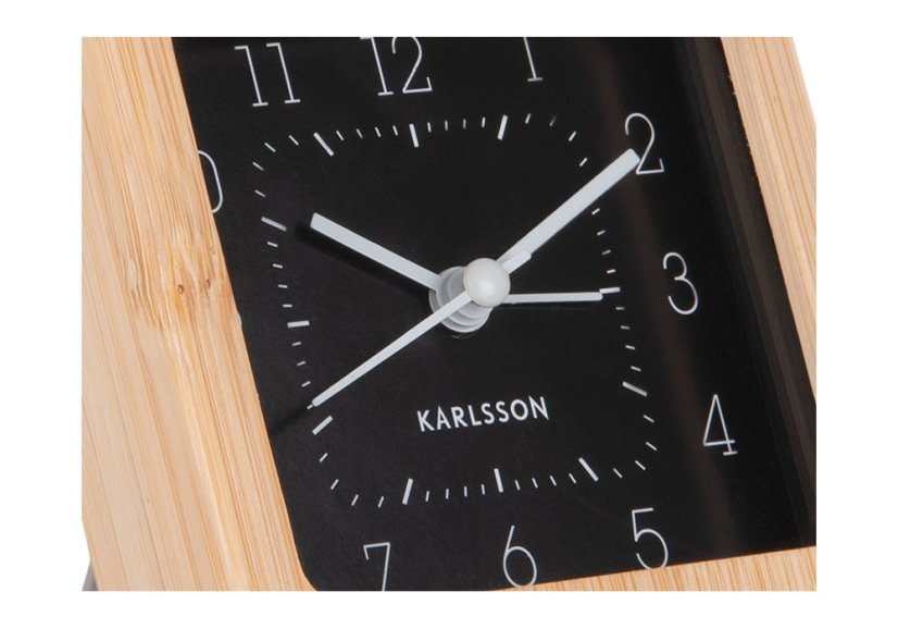 Dizajnový budík 5924BK Karlsson 9cm