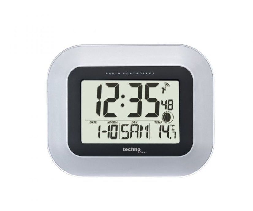 Nástenné hodiny s budíkom WS 8005