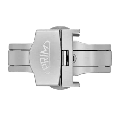 Zapínanie motýlik s bočnou poistkou 18 mm - matná strieborná - BTF.1115.18.70