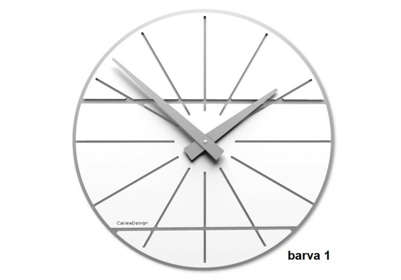 Dizajnové hodiny 10-029 CalleaDesign Benja 35cm (viac farebných verzií) Farba zelené jablko-76