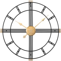 Dizajnové nástenné kovové hodiny s tichým chodom MPM Suisse - E04.4480.90