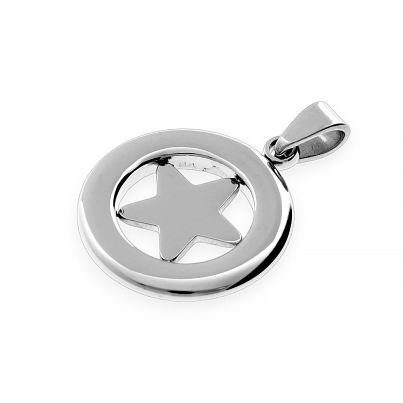 Nerezový prívesok Starlight - strieborné farby - SPD.6703