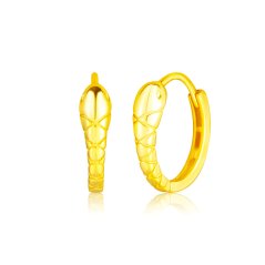 Pozlátené strieborné náušnice JVD SVLE3278XF3GO00