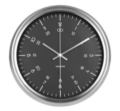 Dizajnové nástenné hodiny KA5597BK Karlsson 30cm