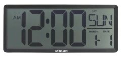 Digitální LCD hodiny 6020BK Karlsson 35cm
