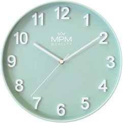 Nástenné hodiny s tichým chodom MPM Rivera - B - E01.4455.40