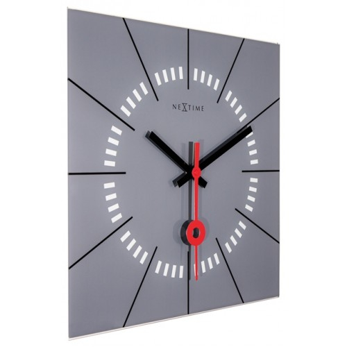 Dizajnové nástenné hodiny 8636gs Nextime Stazione 35cm