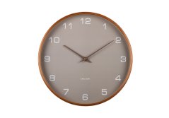 Designové nástěnné hodiny 5993GY Karlsson 40cm
