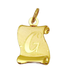 Zlatý přívěsek písmeno "G" 216-2