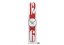 Dizajnové hodiny 10-026 CalleaDesign Thin 58cm (viac farebných verzií) Farba vínová červená-65 - RAL3003