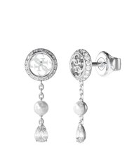 Guess Tiny Pearly náušnice JUBE05521JWRHT/U