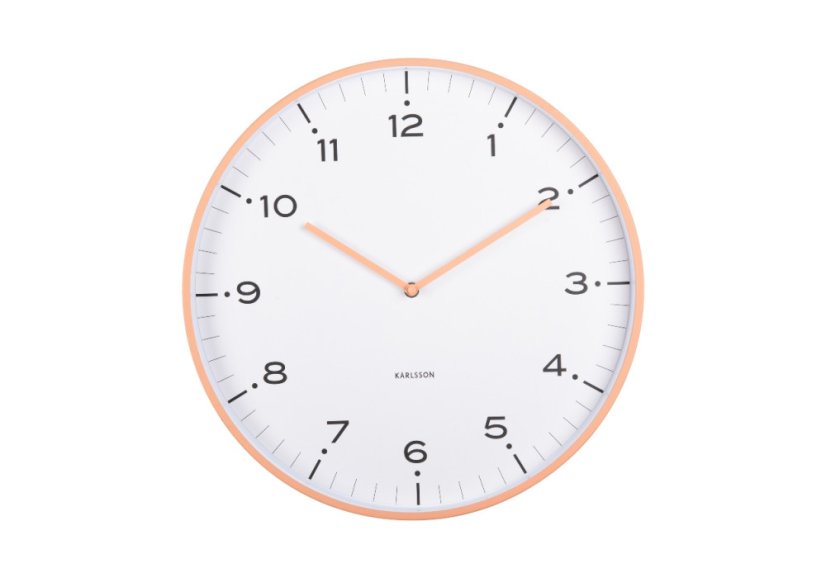 Dizajnové nástenné hodiny 6011OR Karlsson 40cm