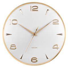 Dizajnové nástenné hodiny 6017WH Karlsson 40cm