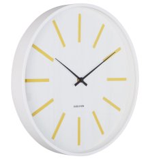 Designové nástěnné hodiny 6144YE Karlsson 40cm
