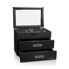 Kazeta na hodinky HEISSE & SÖHNE 70019-195.142 HS Monteray 30 - Schwarz