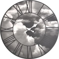 Dizajnové nástenné hodiny 3037 Nextime Clouds 39cm