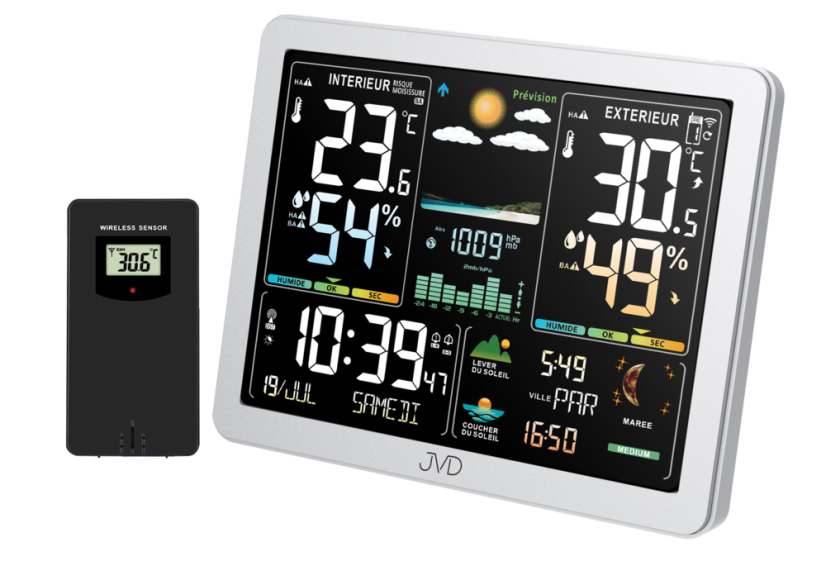 Rádiom riadená meteorologická stanica JVD RB3568