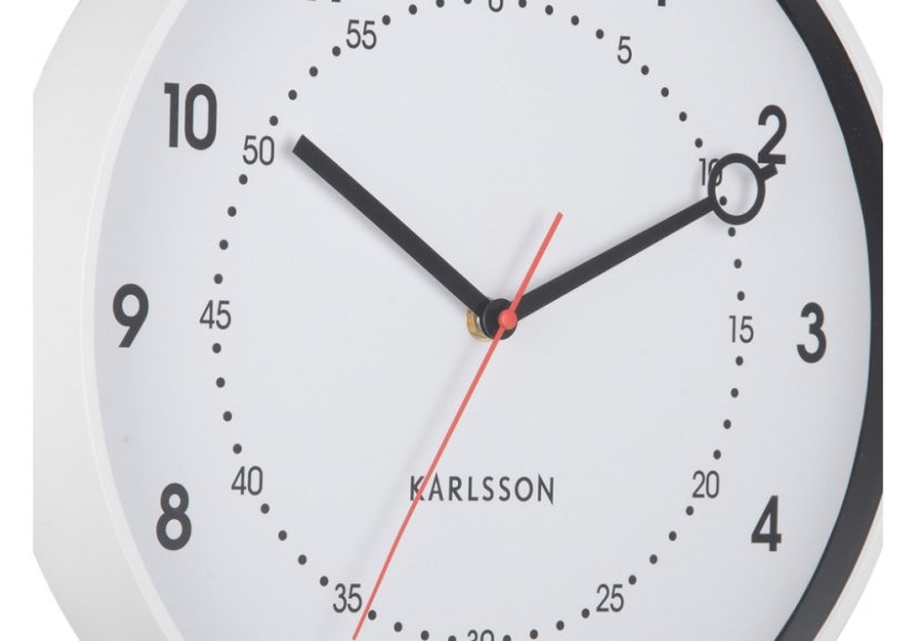 Dizajnové nástenné hodiny 6038WH Karlsson 32cm