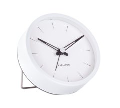 Designový budík 5835WH Karlsson 9cm