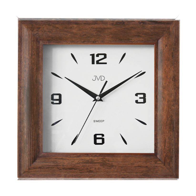 Dřevěné nástěnné hodiny s tichým chodem JVD NS20183.4